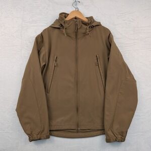 Condor Soft Shell Jacket Mens XL Brown Tactical Military Gorpcore Utility Hooded
